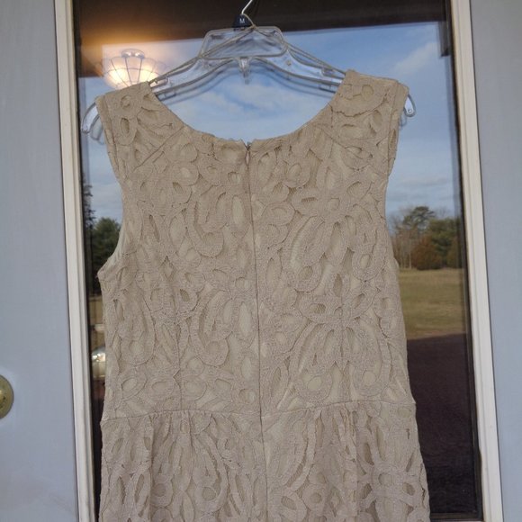 Tianna B sleeveless Lace dress w shimmer & pockets 10 - Picture 9 of 11